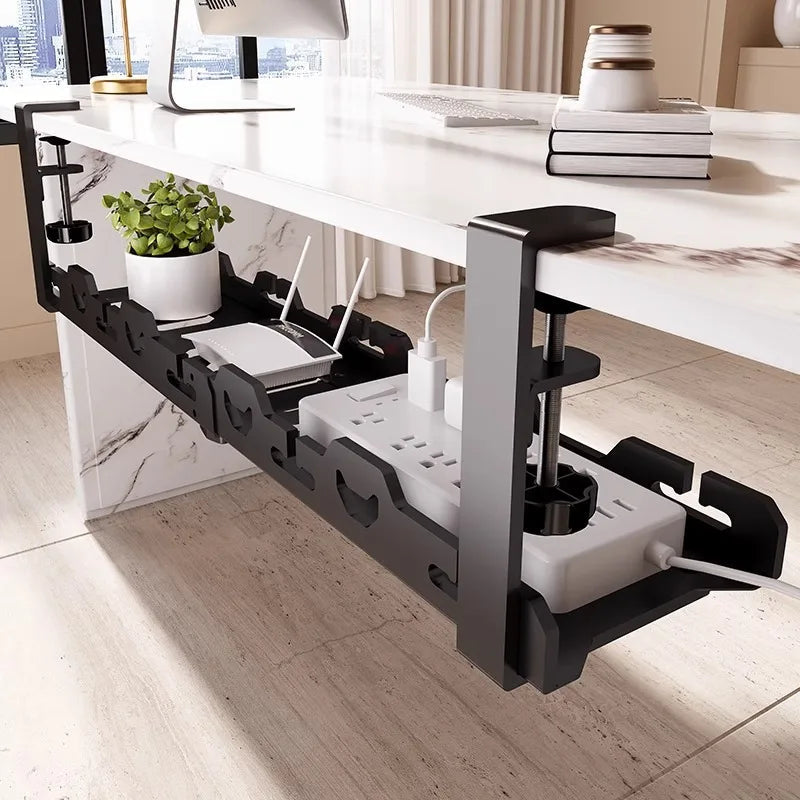 Spann Telescopic Under Desk Cable Tray