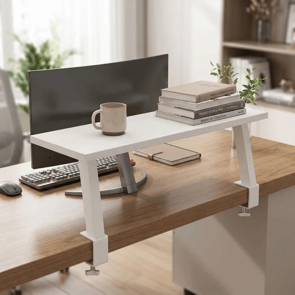 Cozyno Norra Clamp-On Desk Shelf — Cozyno Modern Desks & Workspace Accessories