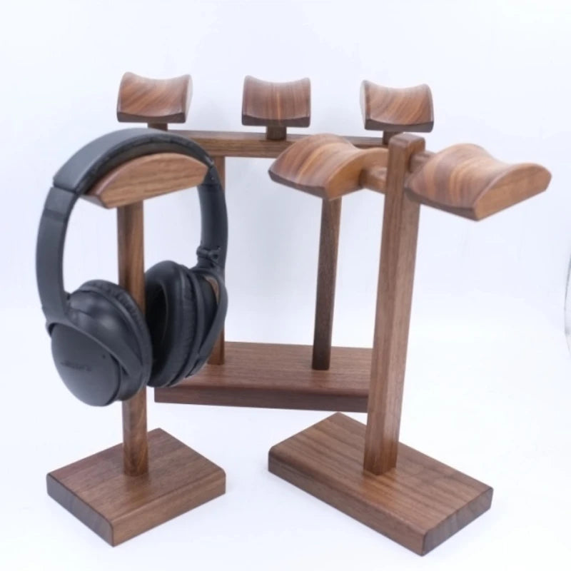 Cozyno Kuro Black-Walnut Headphone Stand — Cozyno Modern Desks & Workspace Accessories