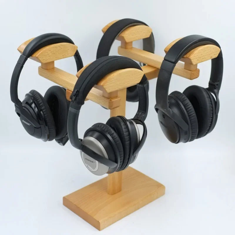 Cozyno Hovden Twin-Arm Walnut Headphone Stand — Cozyno Modern Desks & Workspace Accessories — view 2
