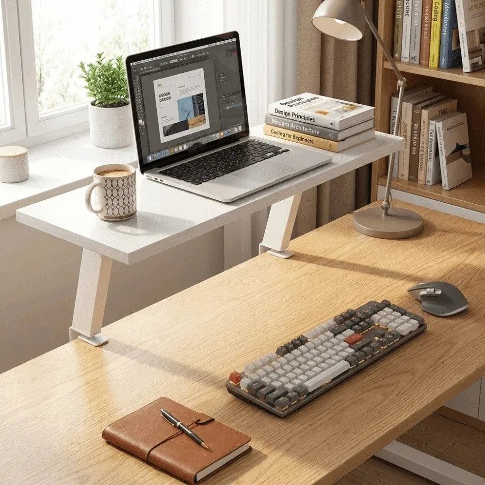 Cozyno Norra Clamp-On Desk Shelf — Cozyno Modern Desks & Workspace Accessories — view 2