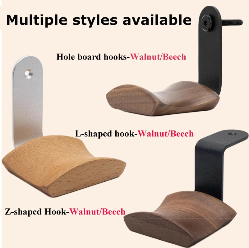 Cozyno Enkel Walnut & Beech Headphone Stand — Cozyno Modern Desks & Workspace Accessories