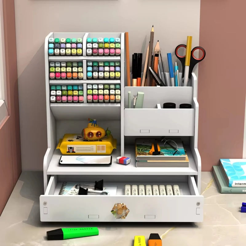 Cozyno Hylle Tiered Wood Pen Organiser — Cozyno Modern Desks & Workspace Accessories — view 5