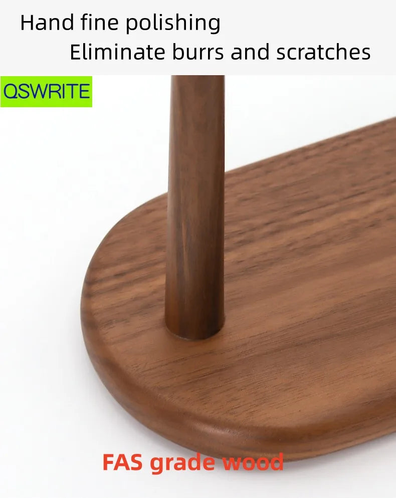Cozyno Tvilling Dual Walnut Headphone Rack — Cozyno Modern Desks & Workspace Accessories — view 4