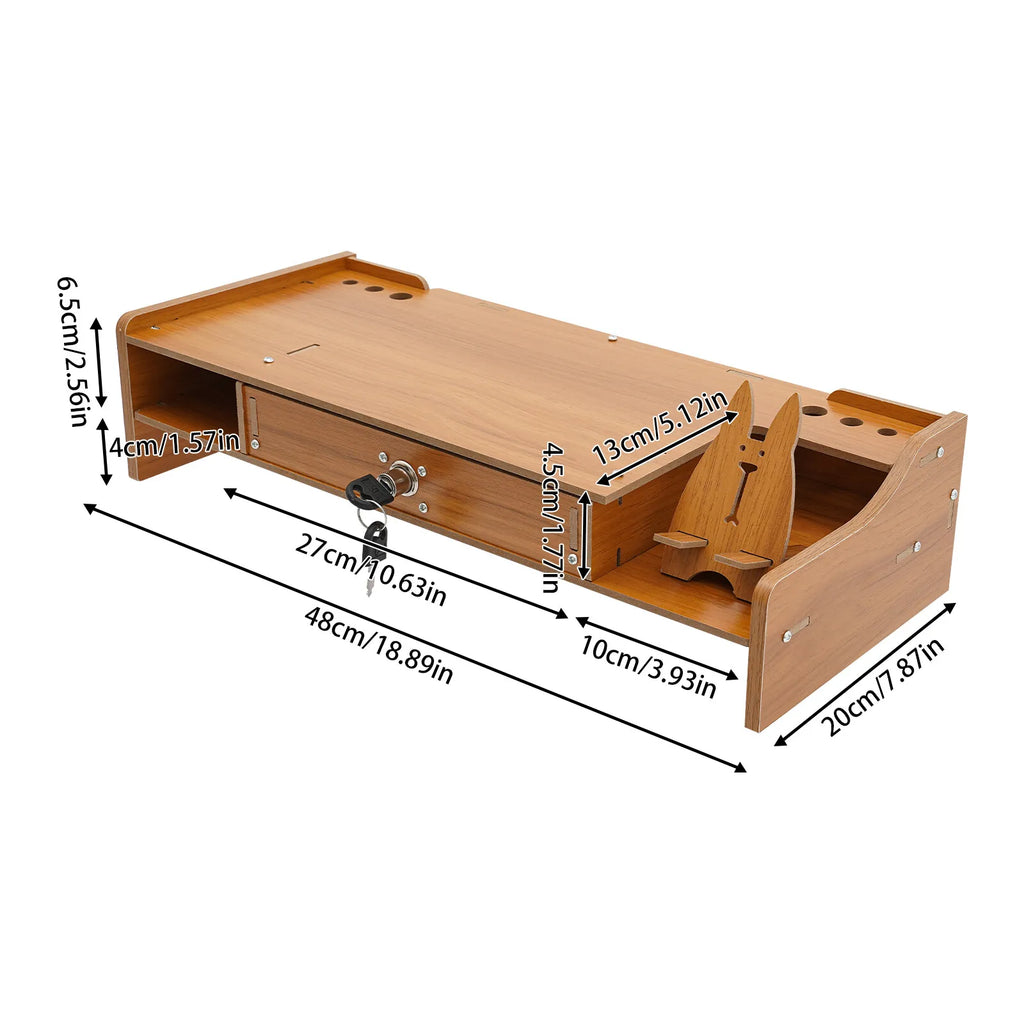 Cozyno Sumi Lockbox Monitor Riser — Cozyno Modern Desks & Workspace Accessories — view 3