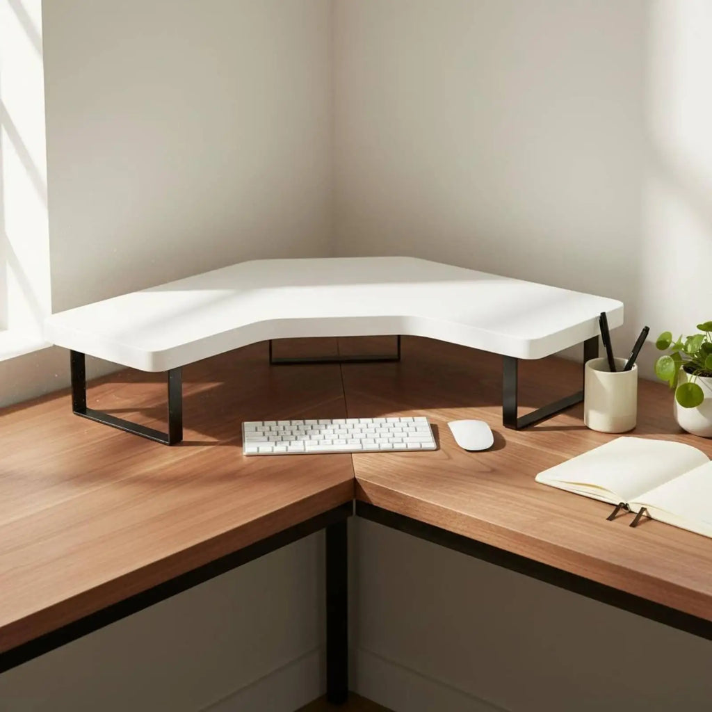Cozyno Nagi Minimalist Wood Desk Riser — Cozyno Modern Desks & Workspace Accessories — view 6