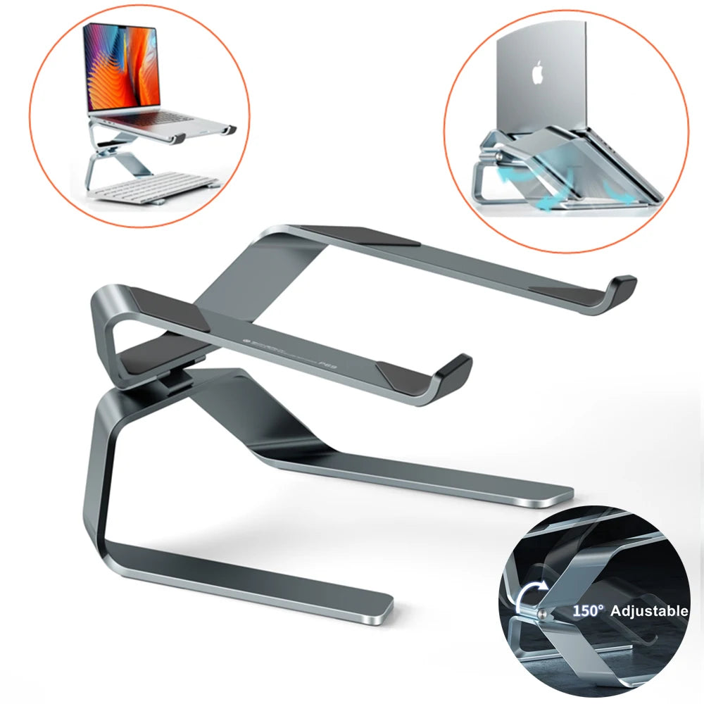Cozyno Fjord Adjustable Aluminium Laptop Riser — Cozyno Modern Desks & Workspace Accessories — view 4