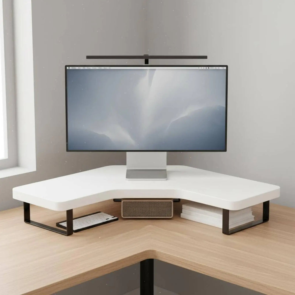 Cozyno Nagi Minimalist Wood Desk Riser — Cozyno Modern Desks & Workspace Accessories — view 2