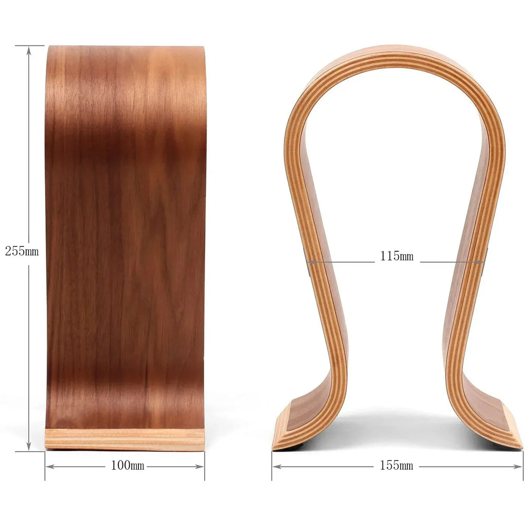 Cozyno Nesta Walnut Headphone Hanger — Cozyno Modern Desks & Workspace Accessories — view 4