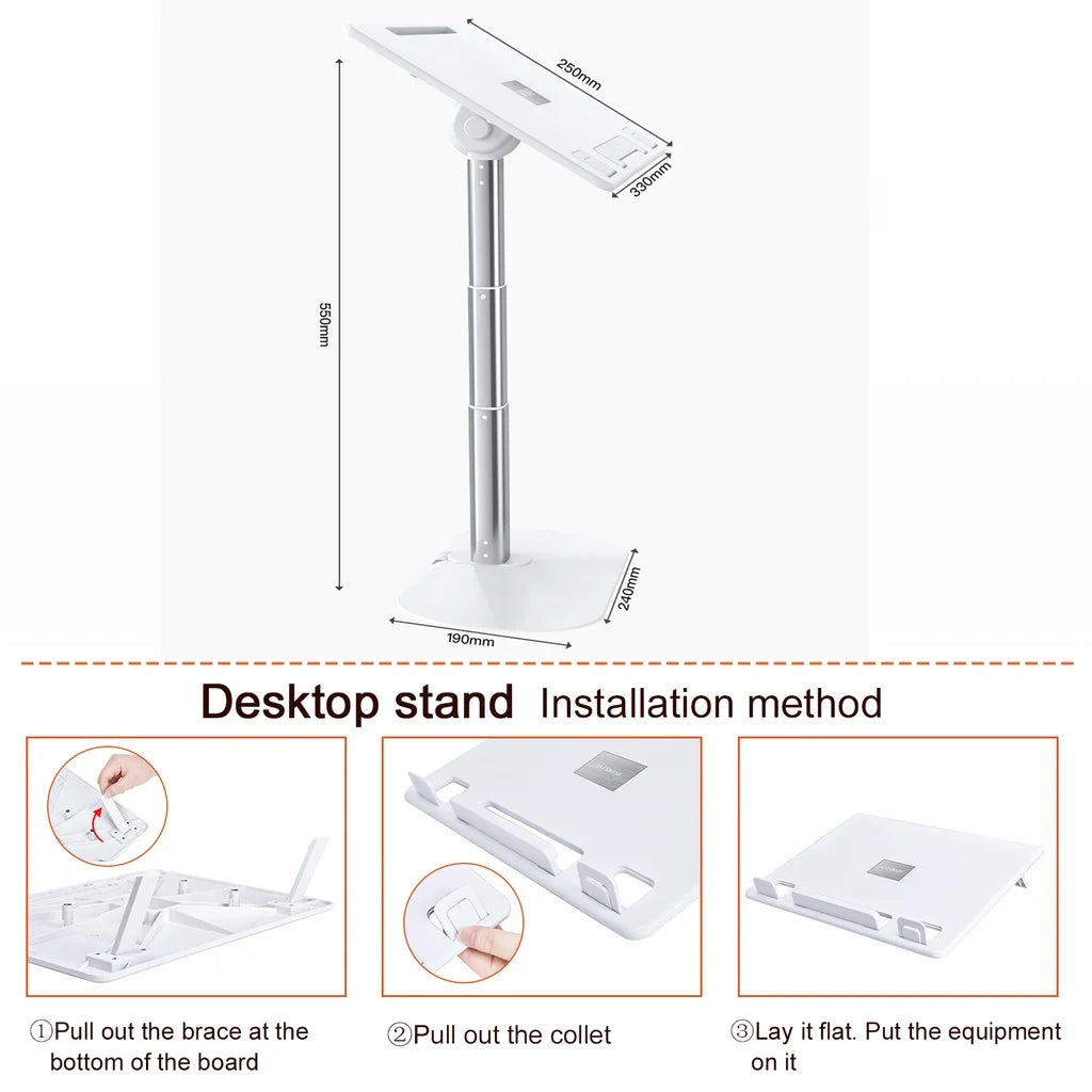 Cozyno Flate Slimline Folding Laptop Stand — Cozyno Modern Desks & Workspace Accessories — view 3