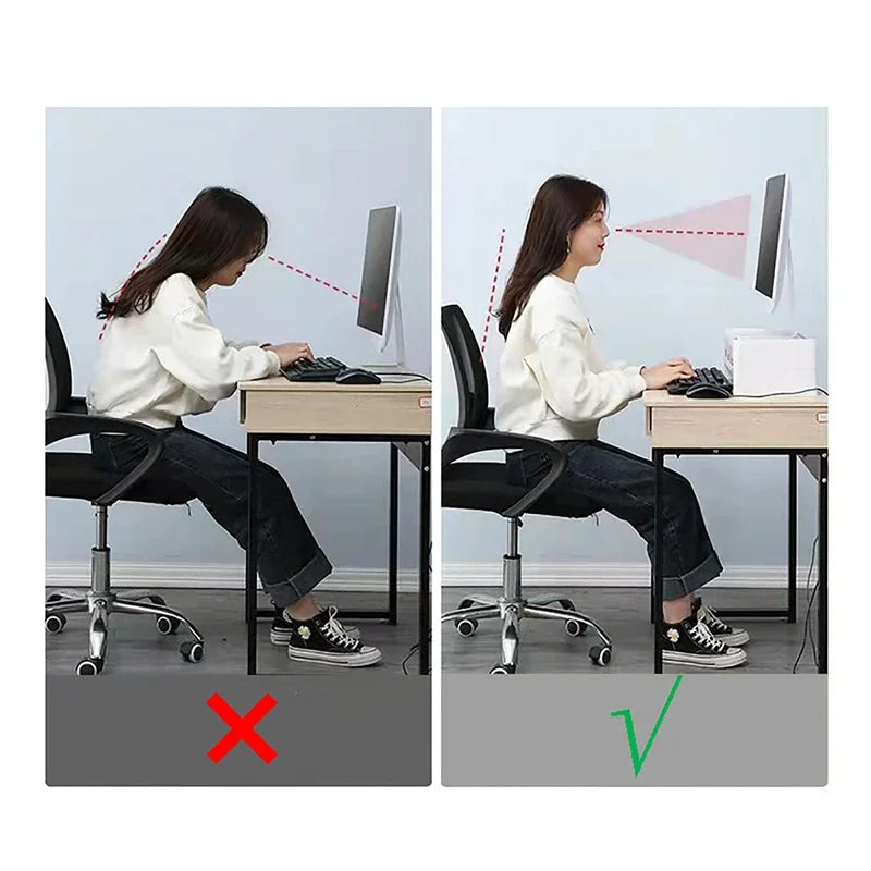 Cozyno Aki Twin-Drawer Wood Riser — Cozyno Modern Desks & Workspace Accessories — view 4