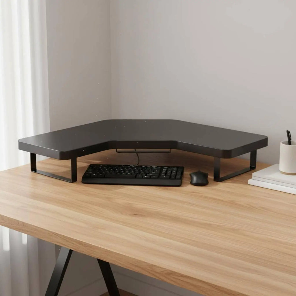 Cozyno Nagi Minimalist Wood Desk Riser — Cozyno Modern Desks & Workspace Accessories