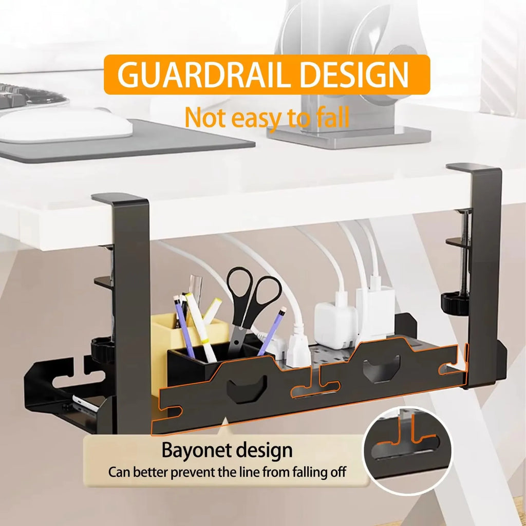 Cozyno Spann Telescopic Under-Desk Cable Tray — Cozyno Modern Desks & Workspace Accessories — view 5