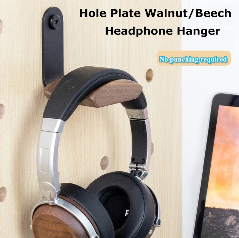 Cozyno Enkel Walnut & Beech Headphone Stand — Cozyno Modern Desks & Workspace Accessories — view 2