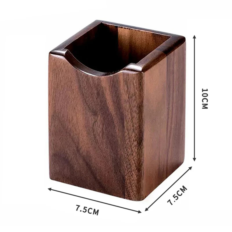 Cozyno Sten Solid Walnut Pen Cup — Cozyno Modern Desks & Workspace Accessories — view 5
