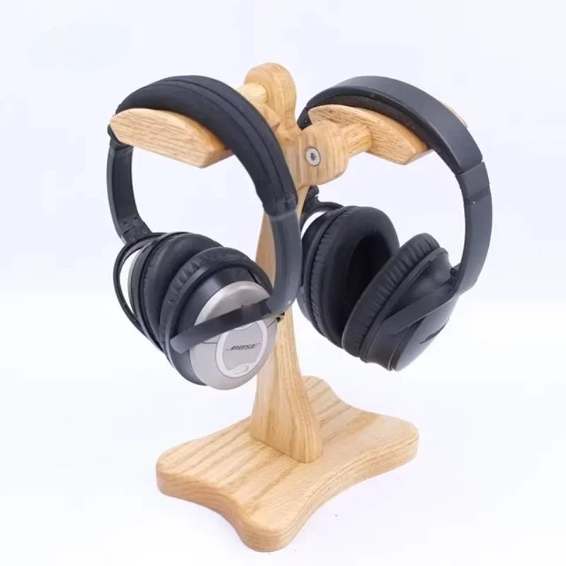 Cozyno Hovden Twin-Arm Walnut Headphone Stand — Cozyno Modern Desks & Workspace Accessories — view 4