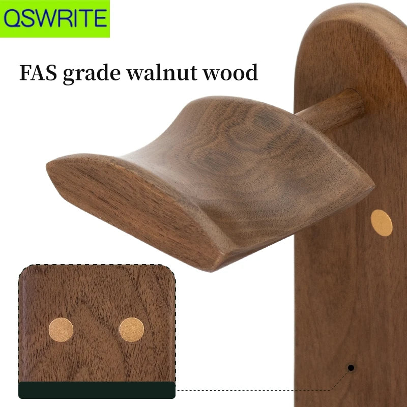 Cozyno Kumo Walnut Controller & Headset Tower — Cozyno Modern Desks & Workspace Accessories — view 4