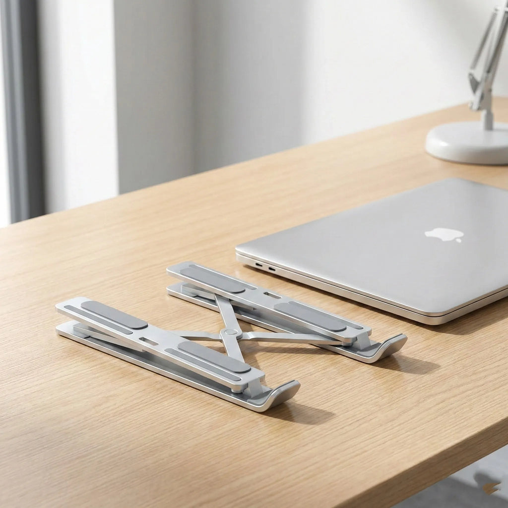 Cozyno Vinkel Seven-Step Folding Laptop Stand — Cozyno Modern Desks & Workspace Accessories