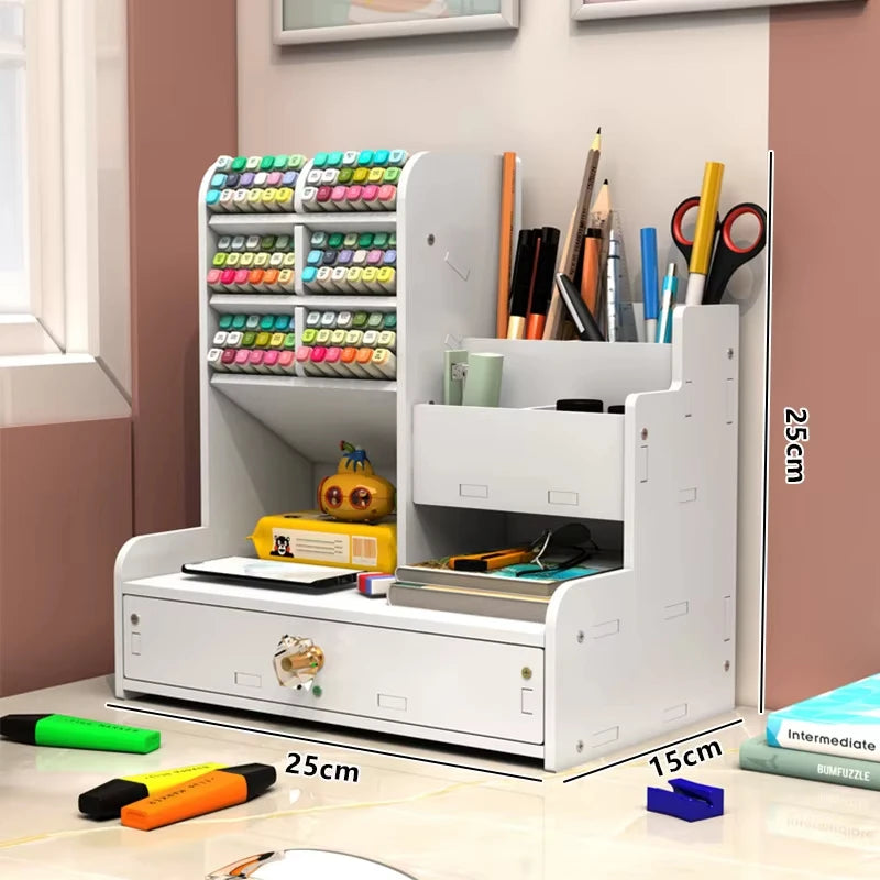 Cozyno Hylle Tiered Wood Pen Organiser — Cozyno Modern Desks & Workspace Accessories — view 6