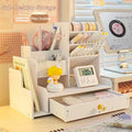 Cozyno Hylle Tiered Wood Pen Organiser — Cozyno Modern Desks & Workspace Accessories