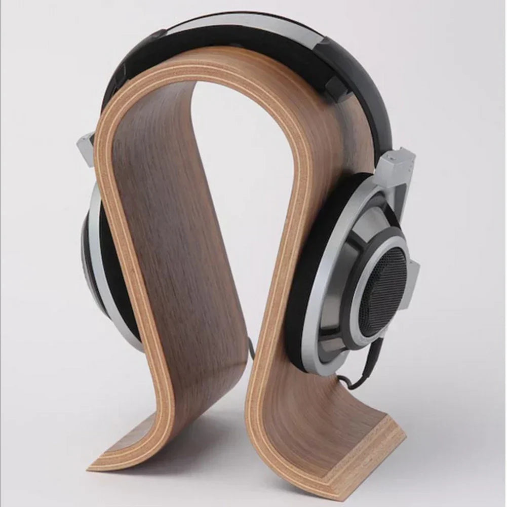 Cozyno Nesta Walnut Headphone Hanger — Cozyno Modern Desks & Workspace Accessories