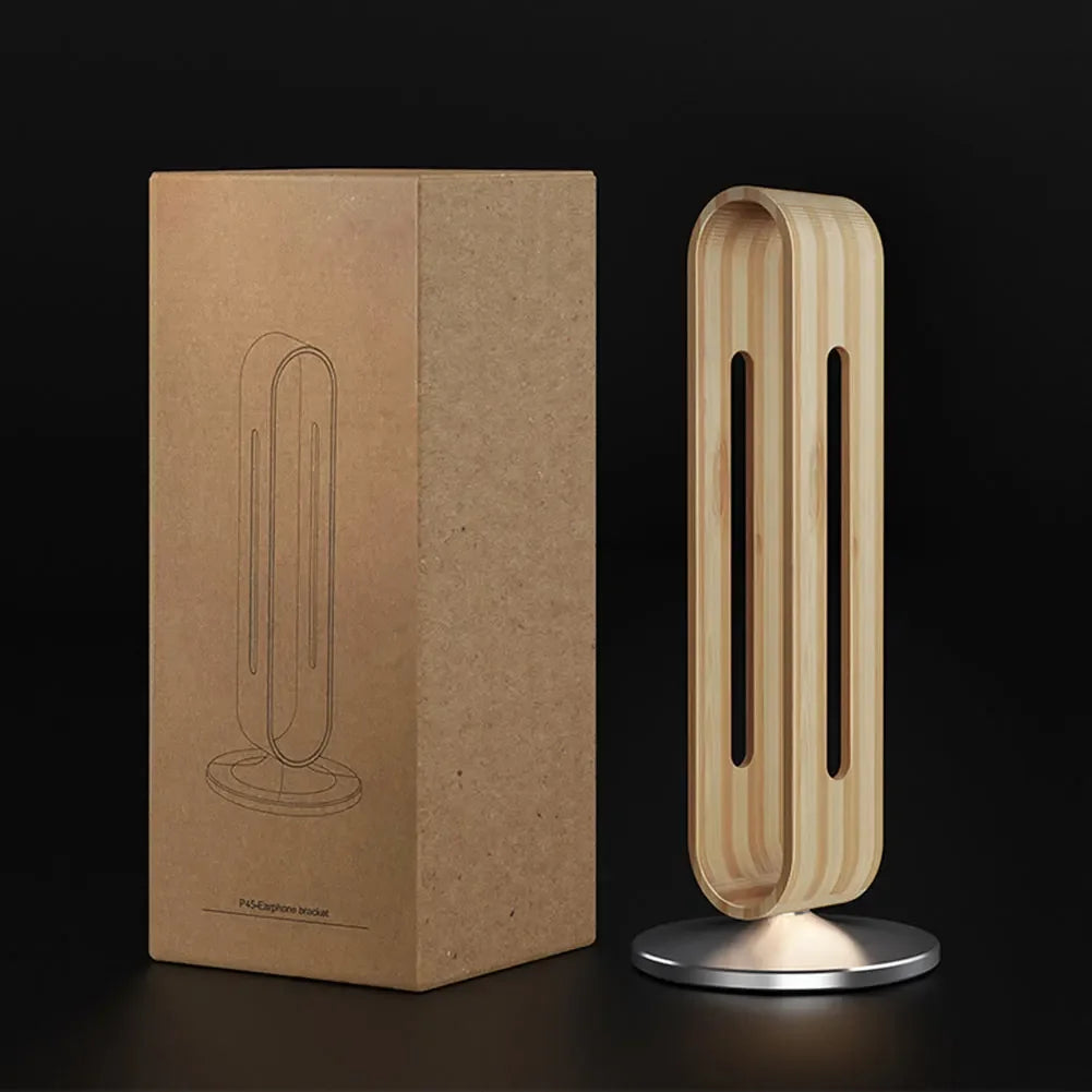 Cozyno Take Bamboo & Aluminium Headphone Stand — Cozyno Modern Desks & Workspace Accessories — view 5