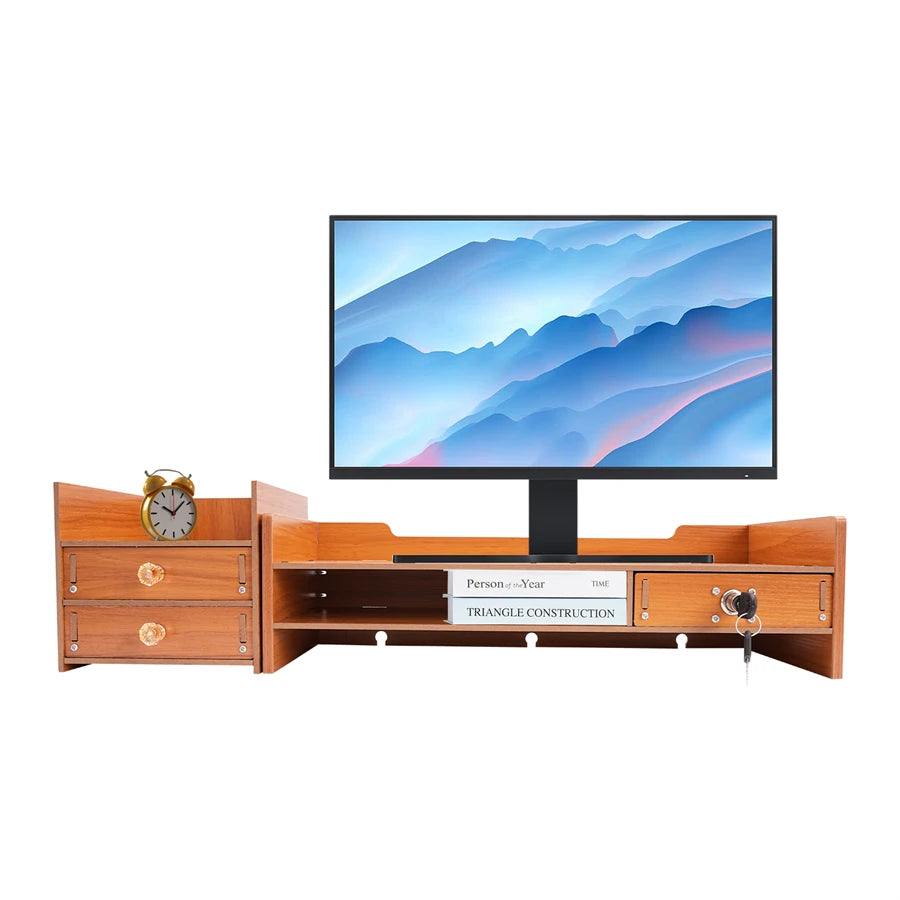 Cozyno Kilden Two-Drawer Monitor Riser — Cozyno Modern Desks & Workspace Accessories — view 3