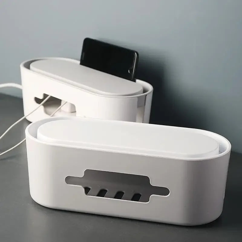 Cozyno Sasa Bamboo-Lid Cable Box — Cozyno Modern Desks & Workspace Accessories — view 2