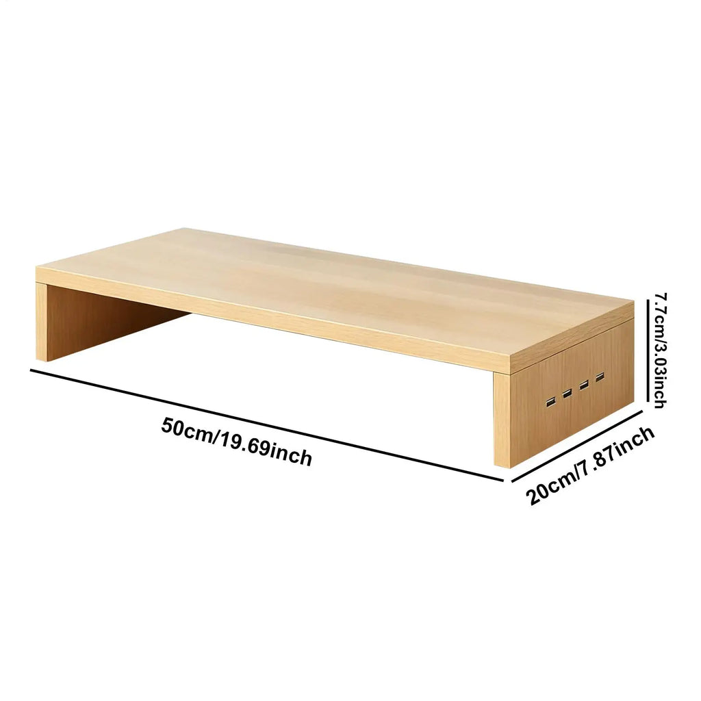 Cozyno Kaze Vented USB Monitor Riser — Cozyno Modern Desks & Workspace Accessories — view 5