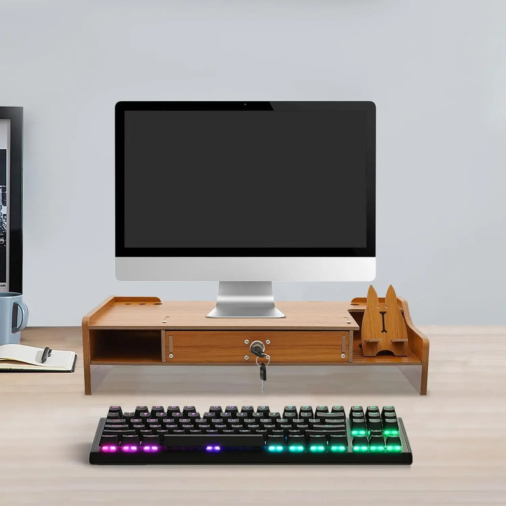 Cozyno Sumi Lockbox Monitor Riser — Cozyno Modern Desks & Workspace Accessories — view 4