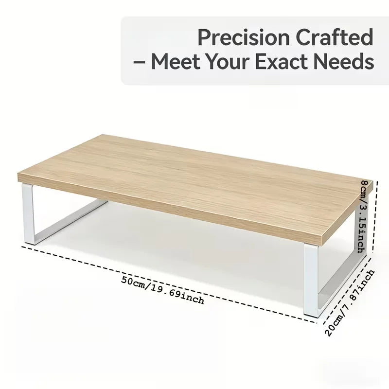 Cozyno Yuki Light-Oak Keyboard Riser — Cozyno Modern Desks & Workspace Accessories — view 5