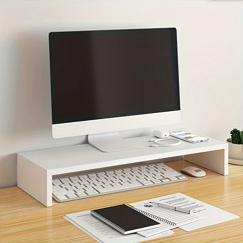 Cozyno Vald Wide Wood Monitor Riser — Cozyno Modern Desks & Workspace Accessories