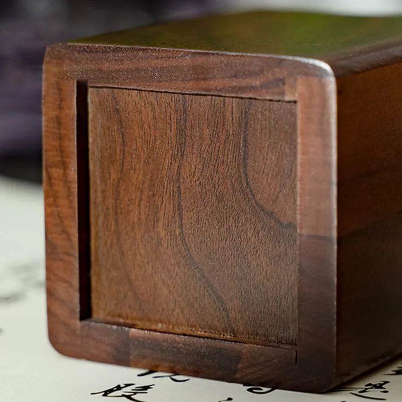 Cozyno Sten Solid Walnut Pen Cup — Cozyno Modern Desks & Workspace Accessories — view 4