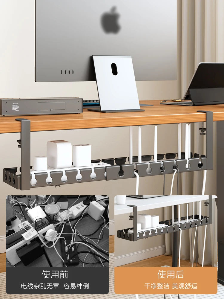 Cozyno Stal Steel Under-Desk Cord Tray — Cozyno Modern Desks & Workspace Accessories — view 2