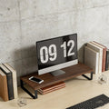 Cozyno Eldr Wood & Iron Monitor Riser — Cozyno Modern Desks & Workspace Accessories