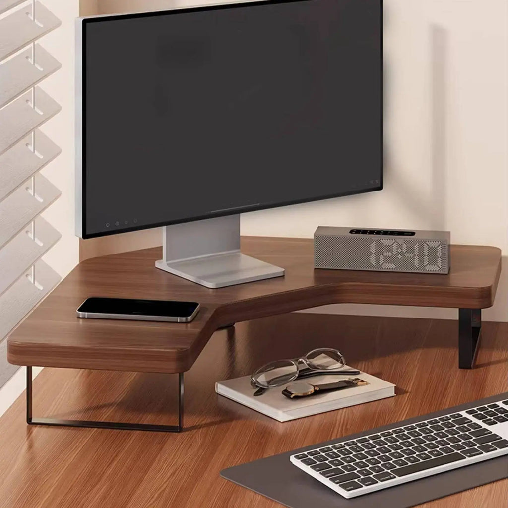 Cozyno Nagi Minimalist Wood Desk Riser — Cozyno Modern Desks & Workspace Accessories — view 3