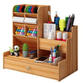 Cozyno Stab Tall Wood Stationery Tower — Cozyno Modern Desks & Workspace Accessories