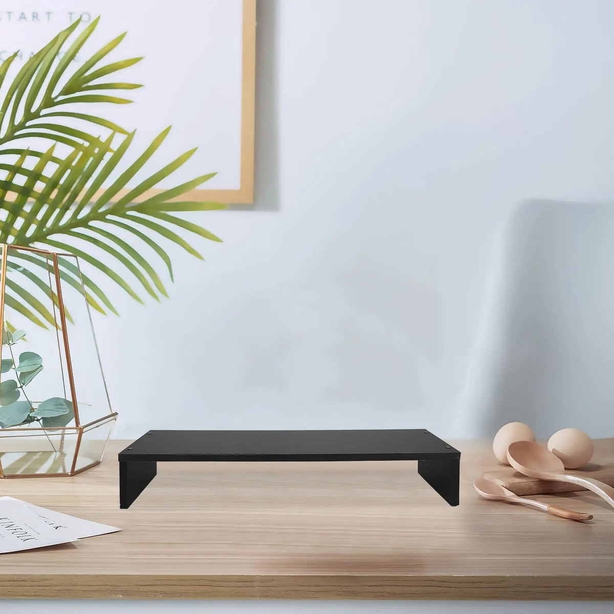 Cozyno Halden Anti-Slip Wood Monitor Riser — Cozyno Modern Desks & Workspace Accessories — view 5