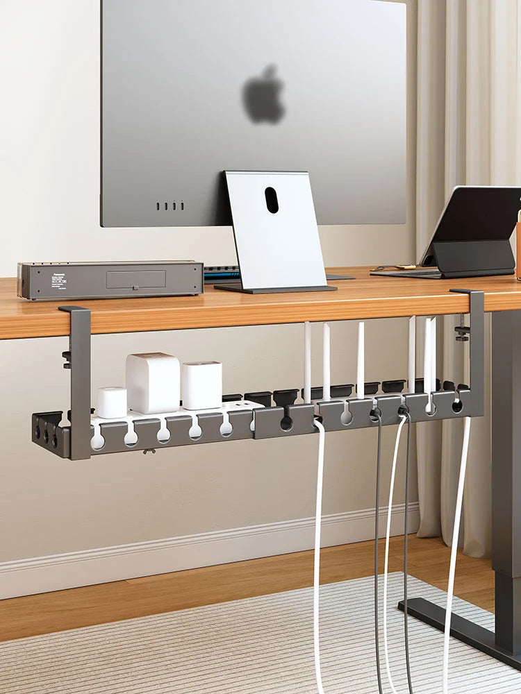 Cozyno Stal Steel Under-Desk Cord Tray — Cozyno Modern Desks & Workspace Accessories — view 4