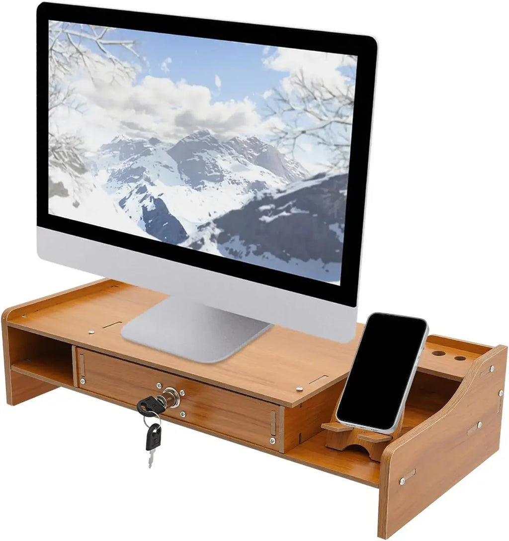Cozyno Sumi Lockbox Monitor Riser — Cozyno Modern Desks & Workspace Accessories
