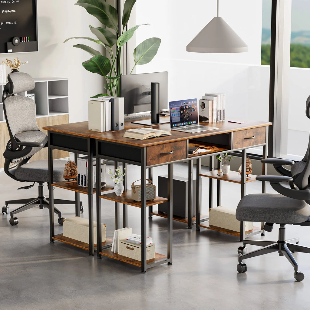 Cozyno Drammen 48-Inch Drawer Desk — Cozyno Modern Desks & Workspace Accessories — view 2