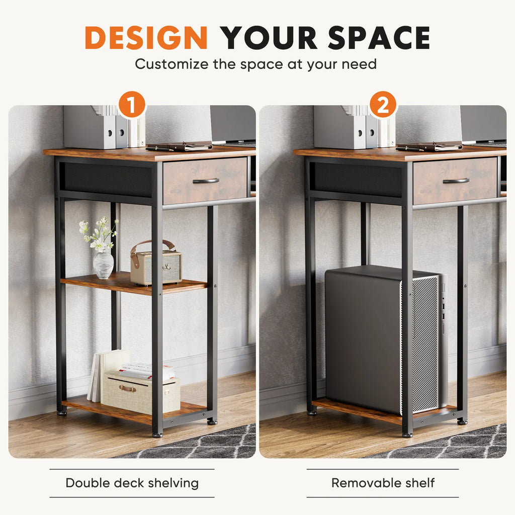 Cozyno Drammen 48-Inch Drawer Desk — Cozyno Modern Desks & Workspace Accessories — view 4