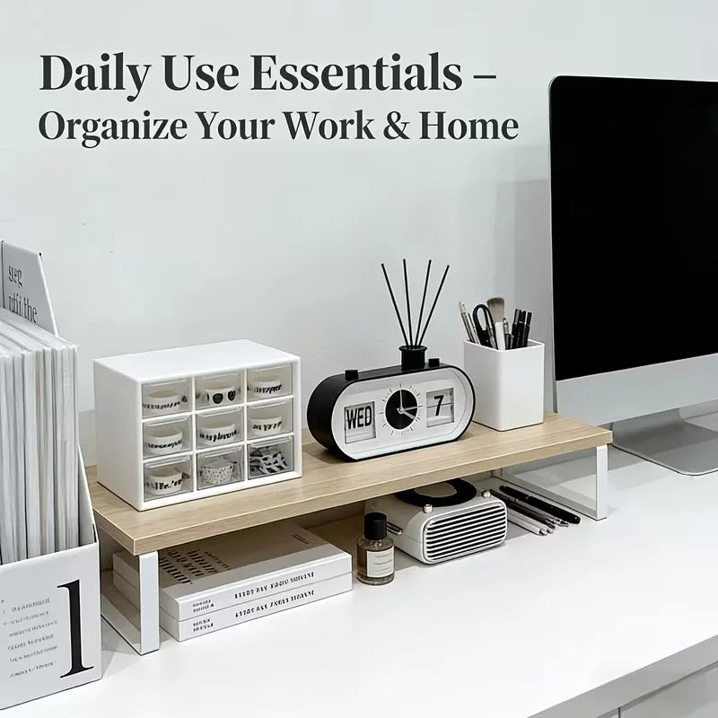 Cozyno Yuki Light-Oak Keyboard Riser — Cozyno Modern Desks & Workspace Accessories — view 3