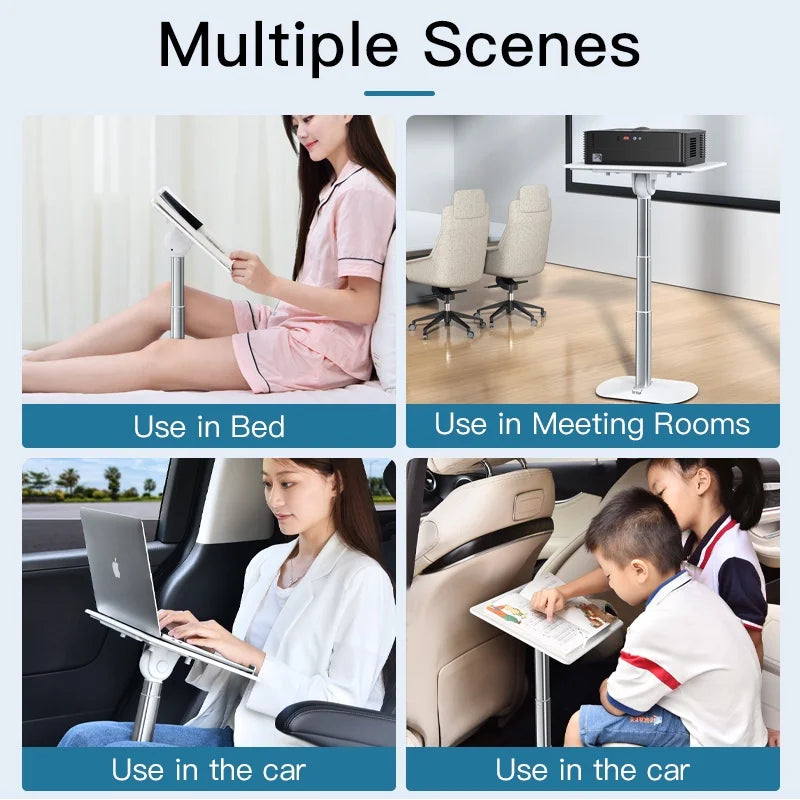 Cozyno Flate Slimline Folding Laptop Stand — Cozyno Modern Desks & Workspace Accessories — view 4