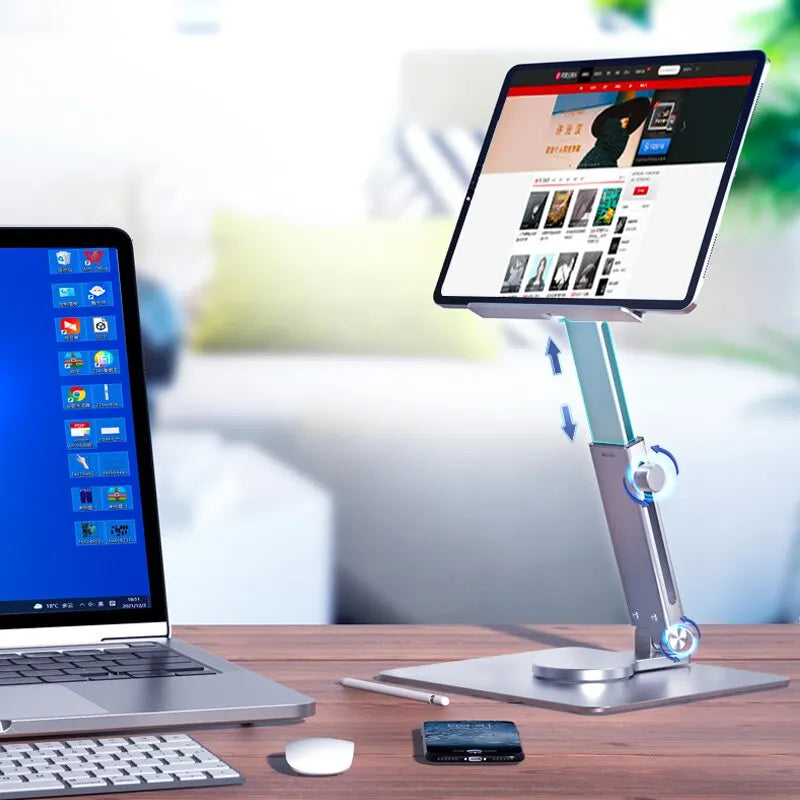 Cozyno Dreie Rotating Aluminium Tablet Stand — Cozyno Modern Desks & Workspace Accessories — view 3
